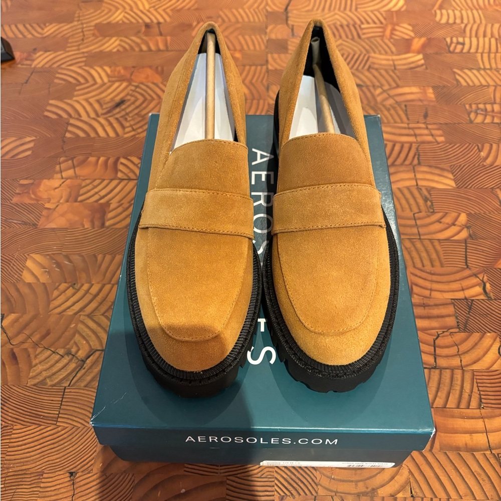 AEROSOLES Women’s Ronnie Brown Loafers 7.5